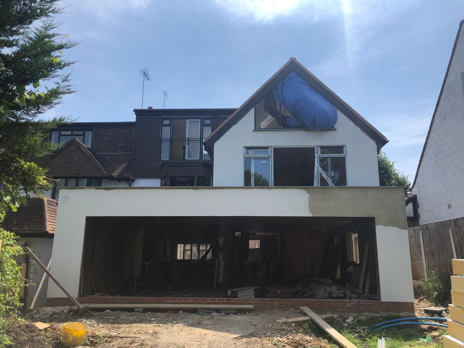 Construction progress